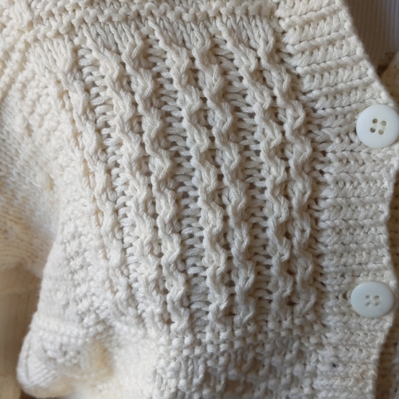 Cotton cable sweater - Picture 2 of 14